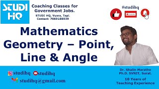 Mathematics - Geometry - Point, Line and Angle- Part 4- ગણિત- ભૂમિતિ - બિંદુ, રેખા અને ખૂણા