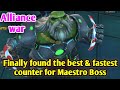 Best counter for Maestro Boss / Alliance War MCOC