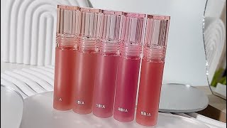 BBIA WATER VELVET TINT ปีนี้ทีลิปเนื้อทิ้นท์เซ็ตเป็นแมทๆเยอะมาก เปิดโลกคนไม่ค่อยทาลิปแมทสุดๆ ชอบ