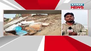 Local In Fear As Ocean Sinks Residence Within At Khallikote In Odisha