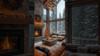 Cozy winter atmosphere in a country Christmas house.  #cozy #relax #fireplace #winter #christmas