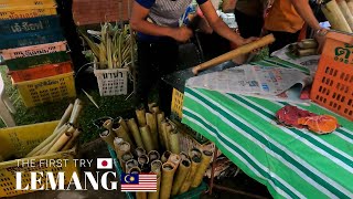 LEMANG and RENDANG | THE FIRST TRY by Japanese | Selamat Hari Raya | KL Malaysia マレーシア ハリラヤ料理 レマン