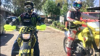 PROBAMOS LA ITALIKA DM2OO EN LA PISTA DE MOTOCROSS |BABUN96