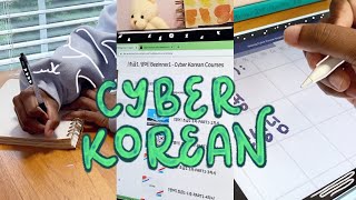 trying sejong's cyber korean course! | self study korean vlog | language learning diaries ep 2