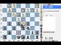 chess world.net live blitz 1699 vs elvegris 2233 sicilian closed 6.be3 b26