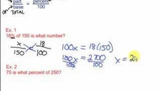 Lesson 6-6: Percent Proportion