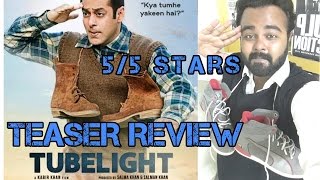 Tubelight Official Teaser | REACTION | REVIEW | Salman khan