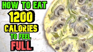 How To Eat 1200 Calories A Day And Feel Full // Meal Ideas To Feel Full & To Lose Weight