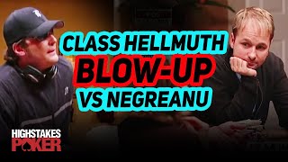 Classic Phil Hellmuth Blow-Up vs Daniel Negreanu!