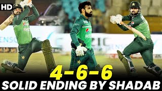 Solid Ending By Shadab Khan | Pakistan vs New Zealand | 3rd ODI 2023 | PCB | M2B2A