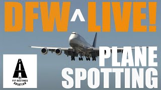 🔴LIVE PLANESPOTTING From DFW:Plane Spotting Action From the 3rd Busiest Airport in the World