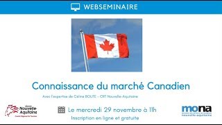 2017 Webséminaire Connaissance des marchés étrangers - Le Canada