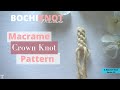 How to Tie a Macrame Crown Knot For Plant Hangers & Wall Hangings