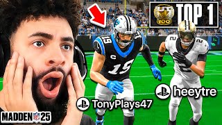 TONY PLAYS A TOP 100 MADDEN PLAYER IN WR VS DB VIEWER GAMES