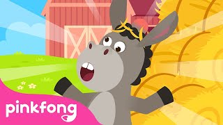 Hee-haw, hee-haw! The Silly Donkey Song | Farm Animals Songs | Pinkfong Songs fo