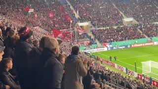 7.000 Nürnberg Fans in Hoffenheim! TSG Hoffenheim - FC Nürnberg #TSGFCN #FCNürnberg #DFBPokal