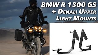 Installing Denali light mount brackets on BMW R 1300 GS