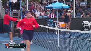 Australian Open Highlights: Suárez Navarro v Burel - Round 1/Day 2 | Wide World Of Sports