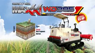 Sahabat MAXXI : Rotavator MAXXI-385WD Lewat, Semua Tanah Jadi Subur (Cocok Untuk Rawa atau Sawah)