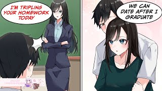 [Manga Dub] I live with the cold-hearted beautiful teacher!? [RomCom]