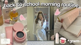 BACK TO SCHOOL MORNING ROUTINE *grwm like we are on facetime*