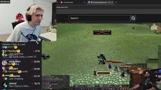 xQc Reacts to Esfand Killed by Night Elves