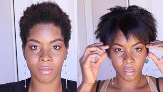 How To Straighten Twa Natural Hair