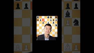 Ding Liren brilliancy ✨🤫 #shorts #Magnus #brilliant move#viral