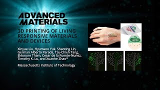 3D Printing of Living Responsive Materials and Devices