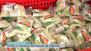 Família se especializa na produção de polpa de frutas