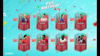 パエリヤのFIFA20 UT FUT BIRTHDAY パック開封