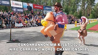 Eukonkannon MM-kisat 2024 | Wife Carrying World Championships 2024 - Sonkajärvi, Finland