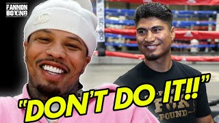 UH OH! GERVONTA DAVIS WARNED DON'T FIGHT SHAKUR SAYS MIKEY GARCIA! CLAIMS MATCHUP RUINS TANKS REP!