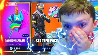 surprising my little brother with the se - skin rogue agent fortnite