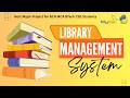 Python GUI Project | Library Management System | Tkinter + MySQL