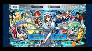 Random 7 friend point roll in fgo.