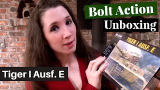 Bolt Action Tiger I Ausf. E Tank Unboxing and Speed Assembly