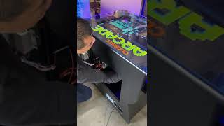 How to open the top of your tilt-top cocktail arcade