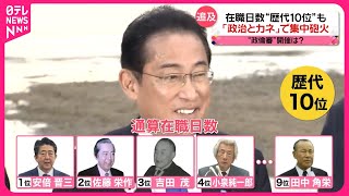 【岸田首相】在職日数“歴代10位”も…「政治とカネ」で集中砲火  野党は安倍派幹部の政倫審での説明を要望