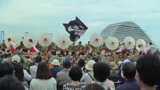 神戸学生よさこいチーム湊　神戸よさこい2015　高浜岸壁会場