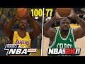 Hitting A 3pt With Shaquille O'Neal In Every NBA 2K!