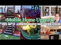 Mobile Home Backyard Makeover // Monthly Grocery Haul Restock  Kitchen Refresh