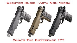 New Secutor Rudis Acta Non Verba 1911s - On The Counter Episode #6