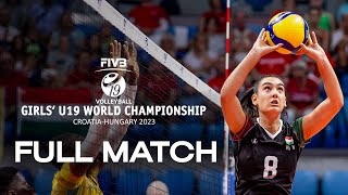 EGY🇪🇬 vs. HUN🇭🇺 - Full Match | Girls' U19 World Championship | Playoffs 15-16