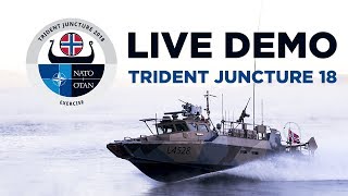 Exercise #TridentJuncture 18 Live Demonstration to Distinguished Visitors, 30 OCT 2018