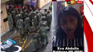 Military take over of Maldivian Parliament:Fmr President M. Nasheed calls the action a military coup