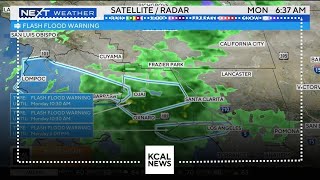 Flash Flood Warning Issued For Los Angeles County