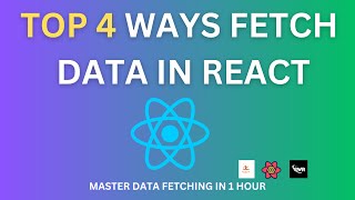 Master 4 Ways to Fetch Data in React: Fetch API, Axios, SWR, and React Query Explained! #awebcode