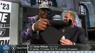 Raiders select Tyree Wilson with No. 7 overall pick in 2023 NFL Draft