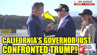 Trump LANDS In California, Gets INSTANTLY BLASTED By Newsom